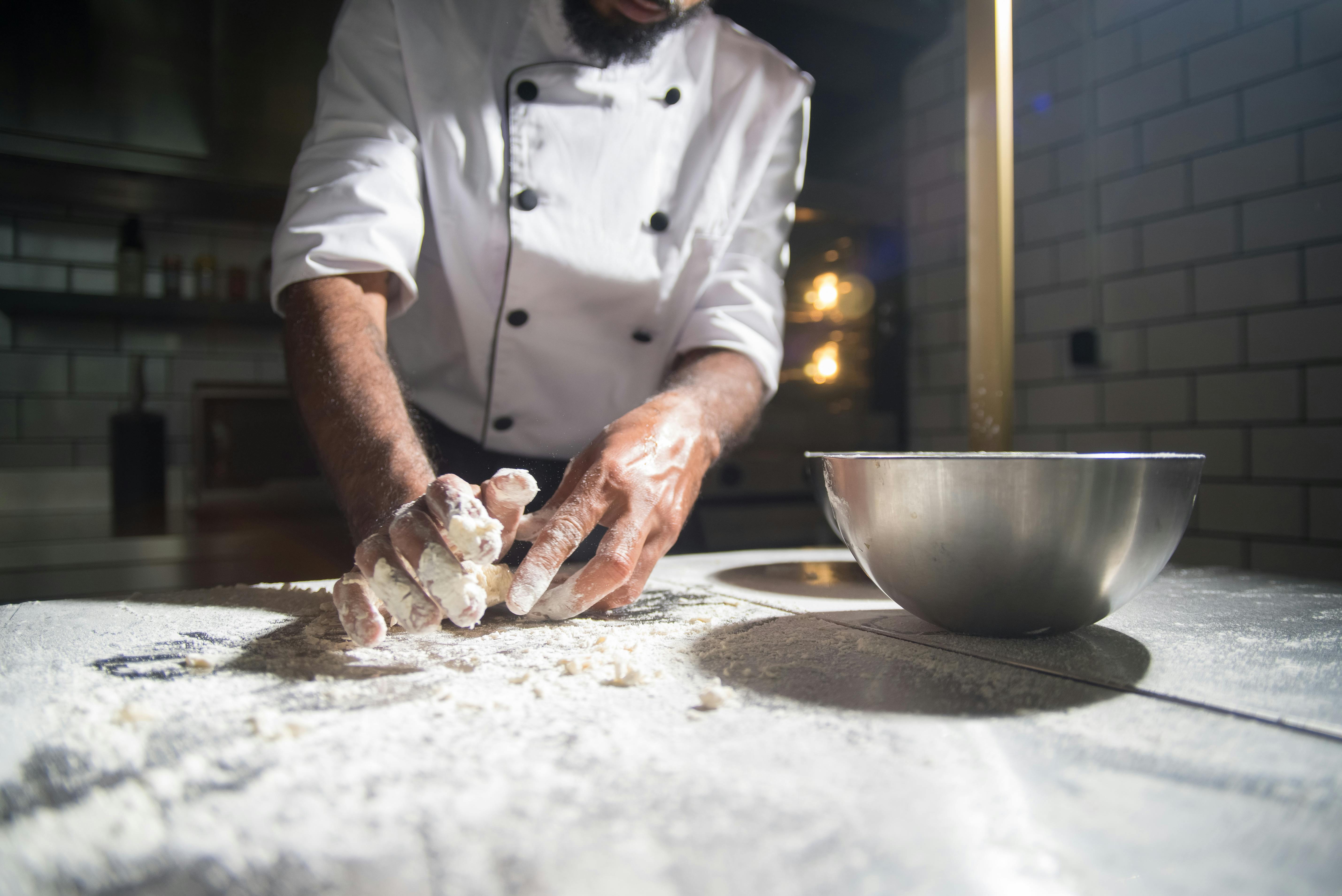 Chef instructing student